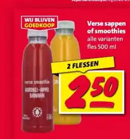 Nettorama Verse sappen of smoothies aanbieding