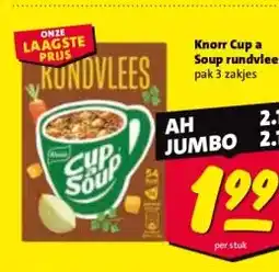 Nettorama Knorr Cup a Soup rundvlees aanbieding