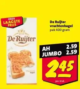 Nettorama De Ruijter vruchtenhagel aanbieding