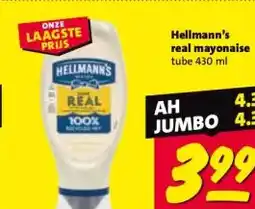 Nettorama Hellmann's real mayonaise aanbieding