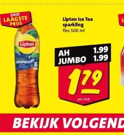 Nettorama Lipton Ice Tea sparkling aanbieding