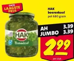 Nettorama HAK boerenkool aanbieding