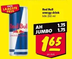 Nettorama Red Bull energy drink aanbieding