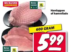 Nettorama Hamlappen of hamrollade aanbieding