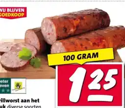 Nettorama Grillworst aan het aanbieding
