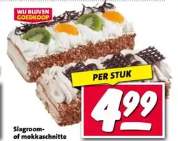 Nettorama Slagroom- of mokkaschnitte aanbieding