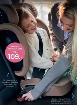 Prenatal Prénatal autostoel Safa 129.- aanbieding
