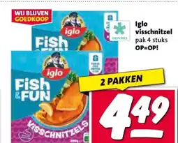Nettorama Iglo visschnitzel DIEPVRIES aanbieding