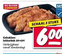 Nettorama Gebakken lekkerbek aanbieding
