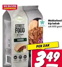 Nettorama Mekkafood kip kebab zak 600 gram aanbieding