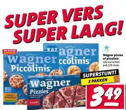 Nettorama Wagner pizzies of piccolinis aanbieding