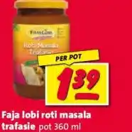 Nettorama Faja lobi roti masala aanbieding