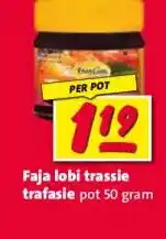 Nettorama Faja lobi trassie aanbieding