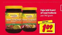 Nettorama Faja lobi bami of nasi trafasie aanbieding
