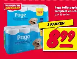 Nettorama Page toiletpapier compleet en schoon aanbieding