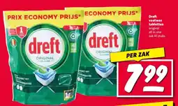 Nettorama Dreft vaatwas tabletten aanbieding
