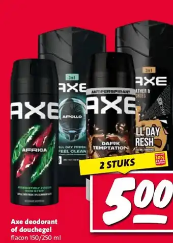 Nettorama Axe deodorant of douchegel aanbieding