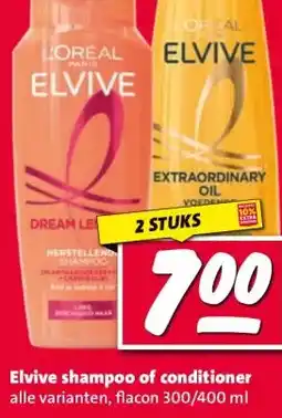 Nettorama Elvive shampoo of conditioner aanbieding