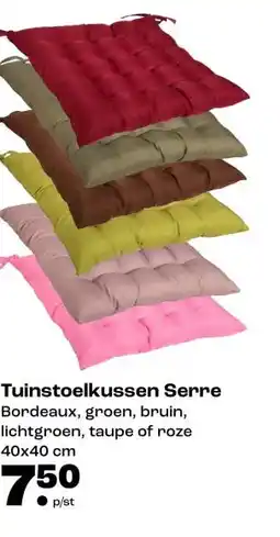 Kwantum Tuinstoelkussen Serre aanbieding