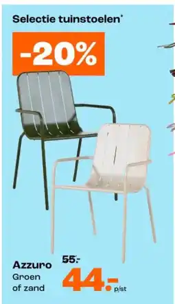 Kwantum Azzuro tuinstoelen aanbieding