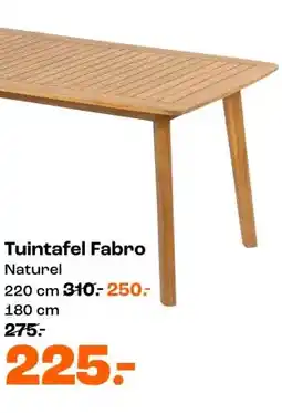 Kwantum Tuintafel Fabro aanbieding