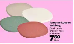 Kwantum Tuinstoelkussen Webbing aanbieding