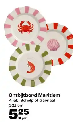 Kwantum Ontbijtbord Maritiem aanbieding