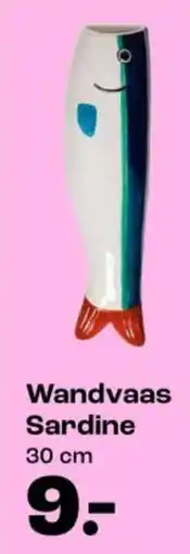 Kwantum Wandvaas Sardine aanbieding