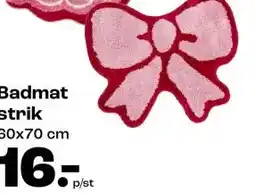 Kwantum Badmat strik aanbieding