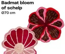 Kwantum Badmat bloem of schelp aanbieding