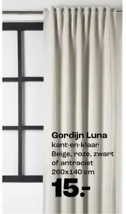Kwantum Gordijn Luna aanbieding
