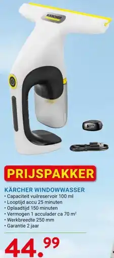 Kluswijs KÄRCHER WINDOWWASSER aanbieding