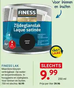 Kluswijs FINESS LAK aanbieding