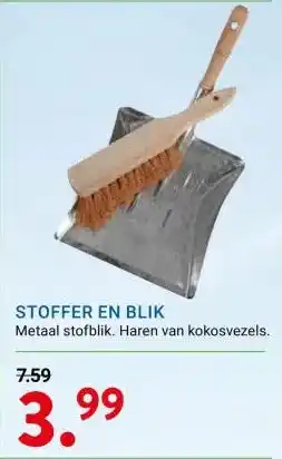 Kluswijs STOFFER EN BLIK aanbieding