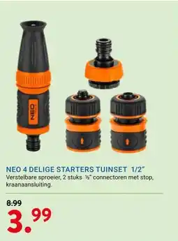 Kluswijs NEO 4 DELIGE STARTERS TUINSET 1/2 aanbieding