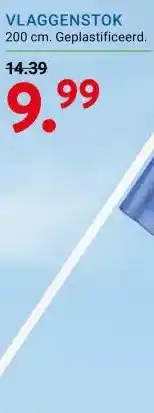 Kluswijs VLAGGENSTOK aanbieding