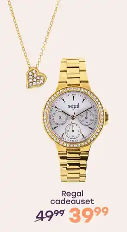 Lucardi Regal cadeauset met gratis ketting aanbieding