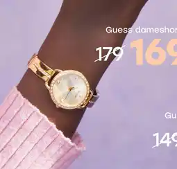 Lucardi Guess Bellini Analoog Dames Horloge Goudkleurig GW0022L2 aanbieding