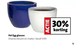 Intratuin Pot Egg glazuur. aanbieding