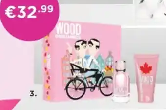 ICI Paris XL DSQUARED2 Wood Femme aanbieding