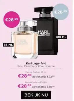 ICI Paris XL Karl Lagerfeld aanbieding