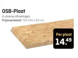Hubo OSB-Plaat aanbieding