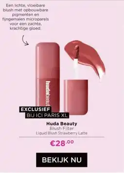 ICI Paris XL Huda Beauty Blush Filter Liquid Blush Strawberry Latte aanbieding