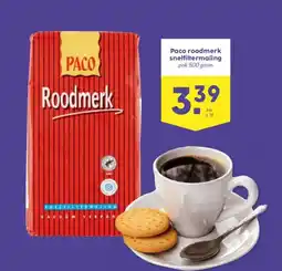 Coop Paco roodmerk snelfiltermaling aanbieding