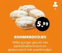 Coop ROOMBROODJES aanbieding
