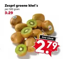 Coop Zespri groene kiwi's aanbieding