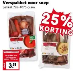 Coop Verspakket voor soep aanbieding
