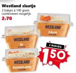 Coop Westland slaatje aanbieding