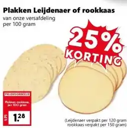 Coop Plakken Leijdenaer of rookkaas aanbieding