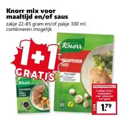 Coop Knorr mix voor maaltijd en/of saus aanbieding